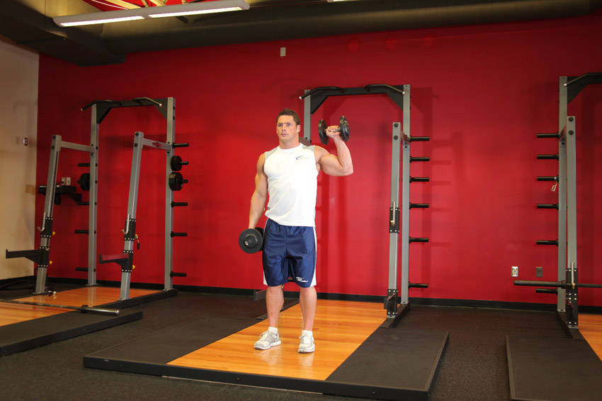 Single-Arm Dumbbell Press