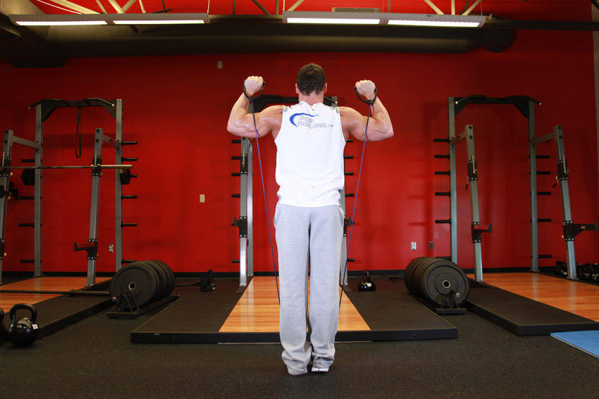 Band Overhead Press
