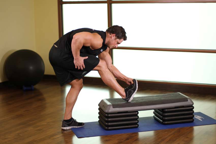 Standing Gastrocnemius Calf Stretch